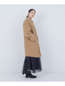 【ADIEU TRISTESSE】｜2BUY10%OFF・3BUY20%OFF｜ノーカラーコート 詳細画像 ブラックミックス 10