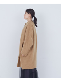 【ADIEU TRISTESSE】｜2BUY10%OFF・3BUY20%OFF｜ノーカラーコート 詳細画像 ブラックミックス 13