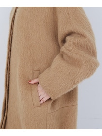 【ADIEU TRISTESSE】｜2BUY10%OFF・3BUY20%OFF｜ノーカラーコート 詳細画像 ブラックミックス 17