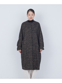 【ADIEU TRISTESSE】｜2BUY10%OFF・3BUY20%OFF｜ノーカラーコート 詳細画像 ブラックミックス 5