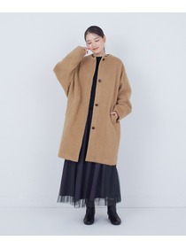 【ADIEU TRISTESSE】｜2BUY10%OFF・3BUY20%OFF｜ノーカラーコート 詳細画像 ブラックミックス 8