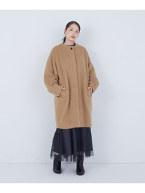 【ADIEU TRISTESSE】｜2BUY10%OFF・3BUY20%OFF｜ノーカラーコート 詳細画像 ブラックミックス 9