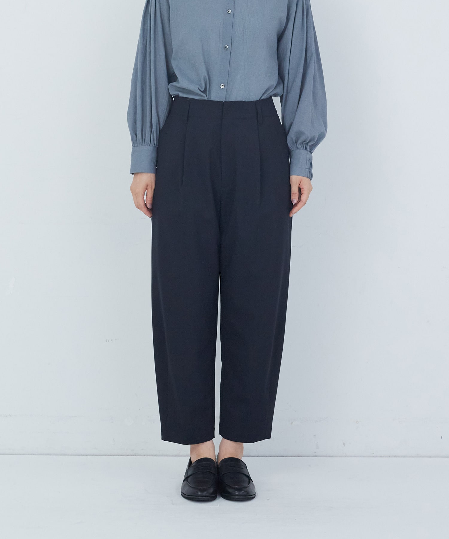 【ADIEU TRISTESSE】｜2BUY10%OFF・3BUY20%OFF｜ギャバジンパンツ 詳細画像 ネイビー 12