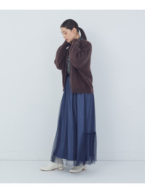 【ADIEU TRISTESSE】｜2BUY10%OFF・3BUY20%OFF｜ポリエステルチュールスカート 詳細画像 ブルー 11