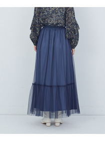 【ADIEU TRISTESSE】｜2BUY10%OFF・3BUY20%OFF｜ポリエステルチュールスカート 詳細画像 ブルー 14