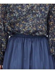 【ADIEU TRISTESSE】｜2BUY10%OFF・3BUY20%OFF｜ポリエステルチュールスカート 詳細画像 ブルー 16