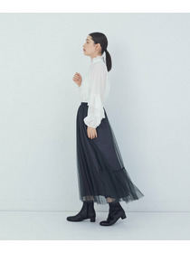 【ADIEU TRISTESSE】｜2BUY10%OFF・3BUY20%OFF｜ポリエステルチュールスカート 詳細画像 ブルー 2