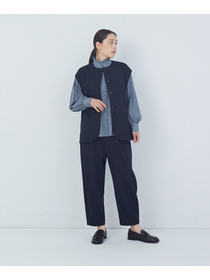 【ADIEU TRISTESSE】｜2BUY10%OFF・3BUY20%OFF｜ギャバジンベスト 詳細画像 ブラック 1