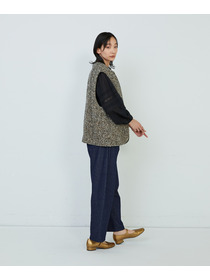 【ADIEU TRISTESSE】ラメループツイードベスト 詳細画像 ブラック系その他 2