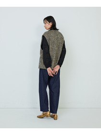 【ADIEU TRISTESSE】ラメループツイードベスト 詳細画像 ブラック系その他 3