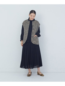 【ADIEU TRISTESSE】ラメループツイードベスト 詳細画像 ブラック系その他 5