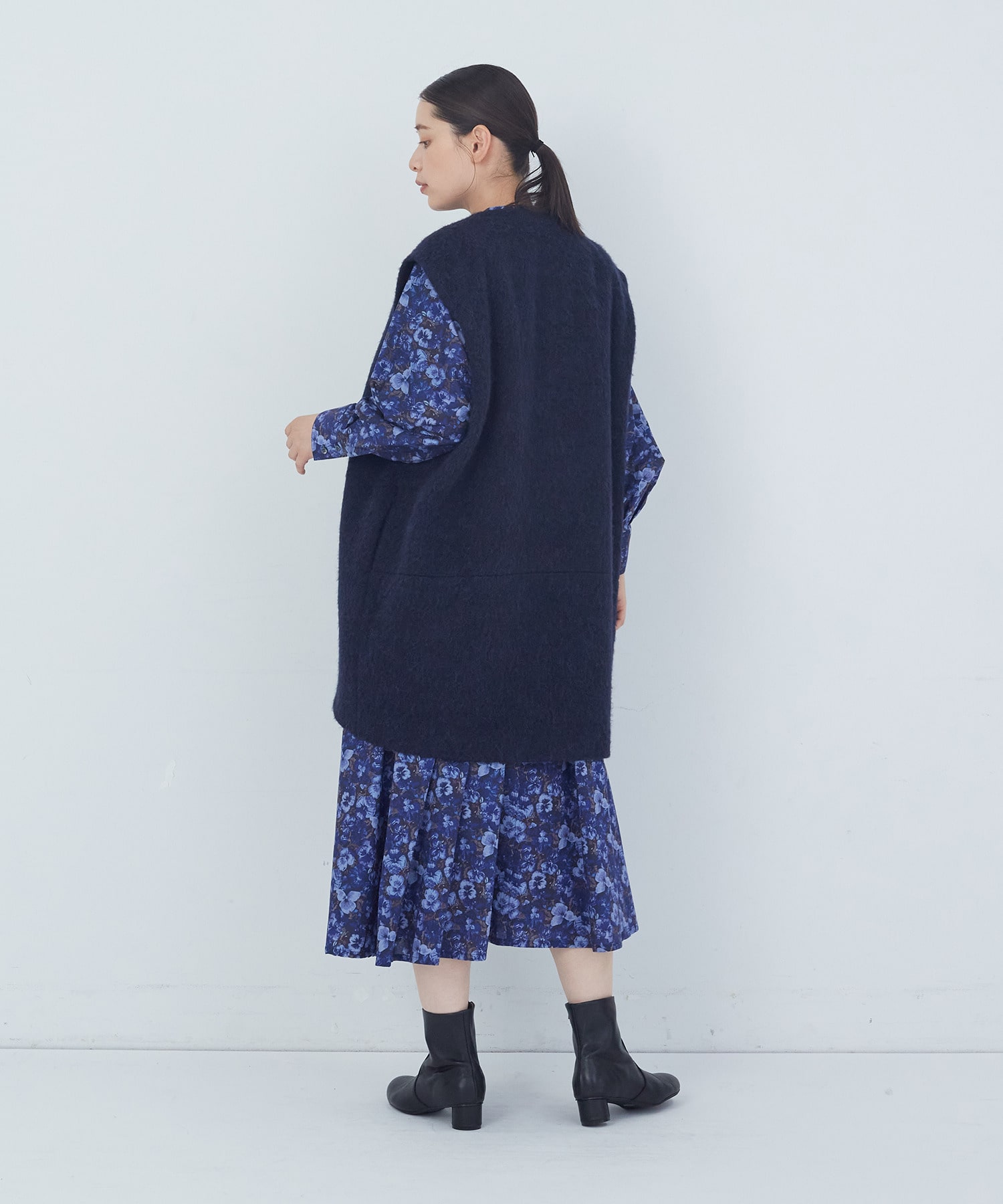 【ADIEU TRISTESSE】｜2BUY10%OFF・3BUY20%OFF｜ウールジレ 詳細画像 ネイビー 10