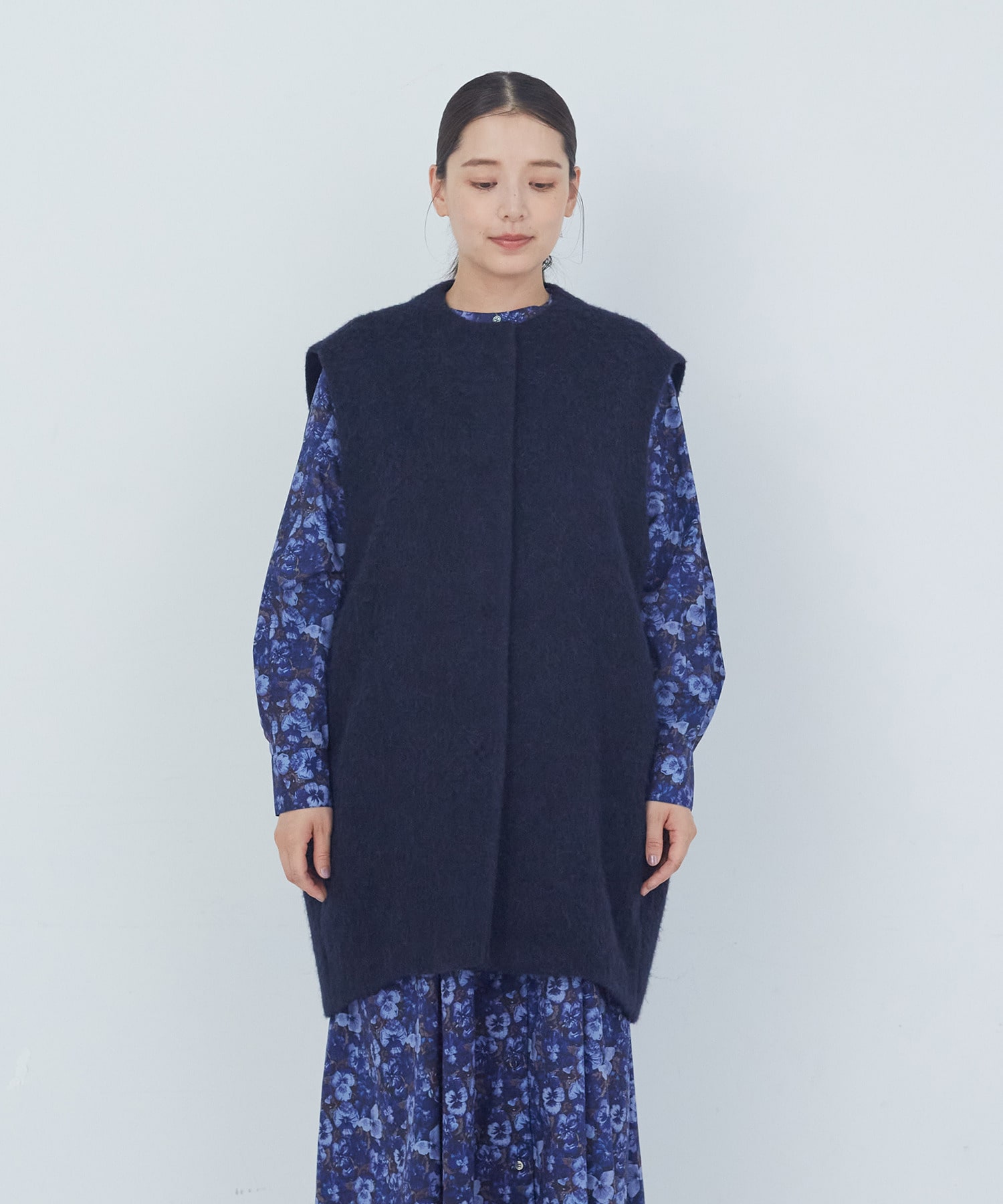 【ADIEU TRISTESSE】｜2BUY10%OFF・3BUY20%OFF｜ウールジレ 詳細画像 ネイビー 12