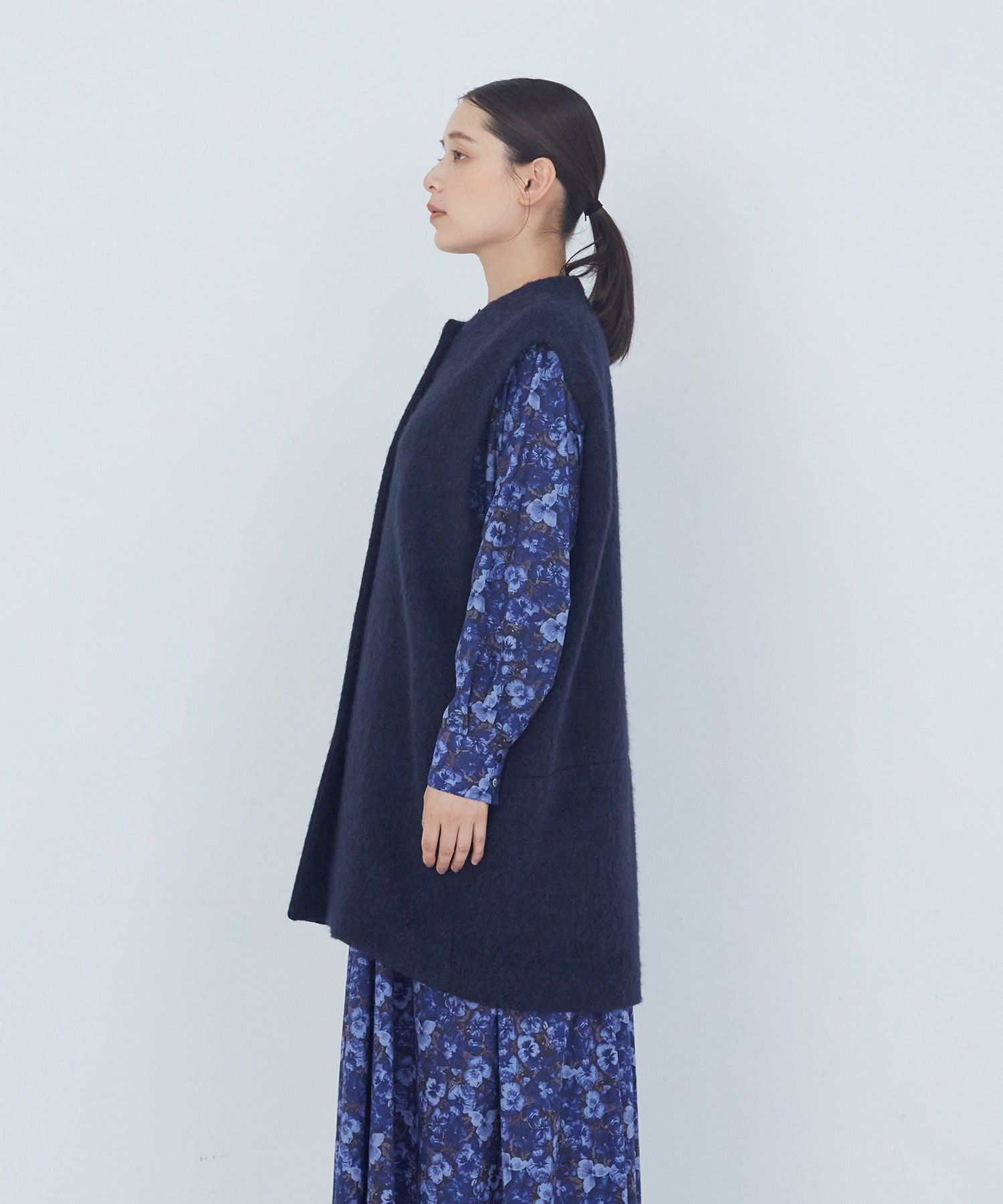 【ADIEU TRISTESSE】｜2BUY10%OFF・3BUY20%OFF｜ウールジレ 詳細画像 ネイビー 13