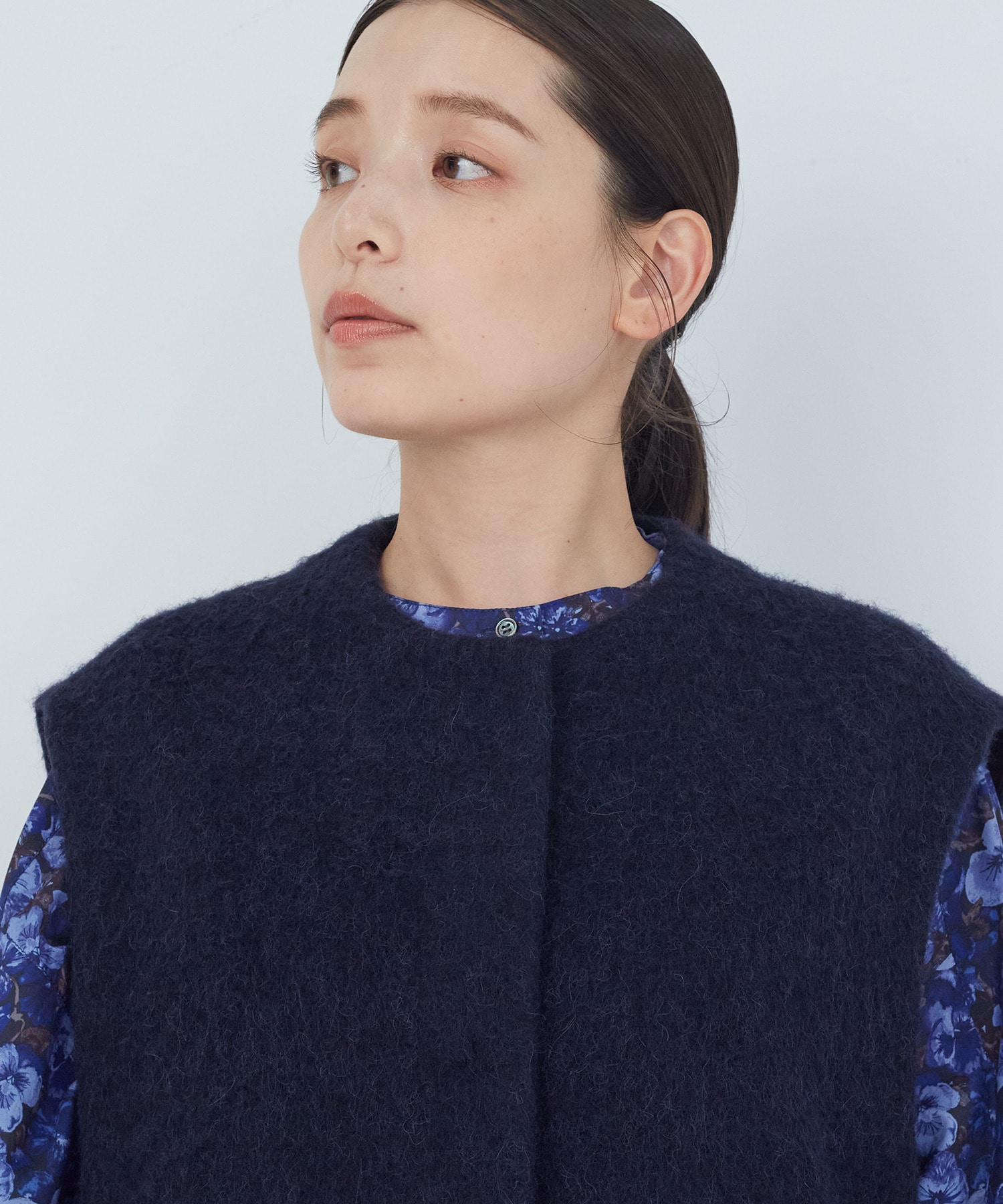 【ADIEU TRISTESSE】｜2BUY10%OFF・3BUY20%OFF｜ウールジレ 詳細画像 ネイビー 15