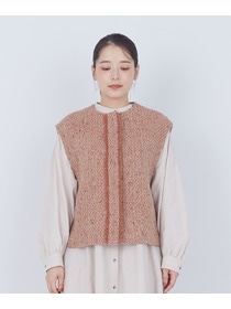 【ADIEU TRISTESSE】｜2BUY10%OFF・3BUY20%OFF｜MIXツイードベスト 詳細画像 グレー系その他 12