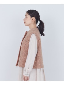 【ADIEU TRISTESSE】｜2BUY10%OFF・3BUY20%OFF｜MIXツイードベスト 詳細画像 グレー系その他 13