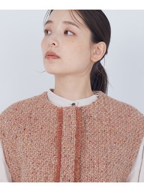 【ADIEU TRISTESSE】｜2BUY10%OFF・3BUY20%OFF｜MIXツイードベスト 詳細画像 グレー系その他 15