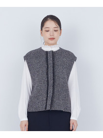 【ADIEU TRISTESSE】｜2BUY10%OFF・3BUY20%OFF｜MIXツイードベスト 詳細画像 グレー系その他 5