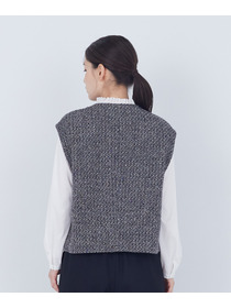 【ADIEU TRISTESSE】｜2BUY10%OFF・3BUY20%OFF｜MIXツイードベスト 詳細画像 グレー系その他 7