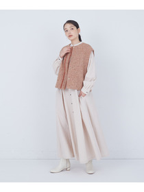 【ADIEU TRISTESSE】｜2BUY10%OFF・3BUY20%OFF｜MIXツイードベスト 詳細画像 グレー系その他 8