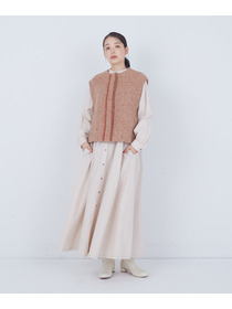 【ADIEU TRISTESSE】｜2BUY10%OFF・3BUY20%OFF｜MIXツイードベスト 詳細画像 グレー系その他 9