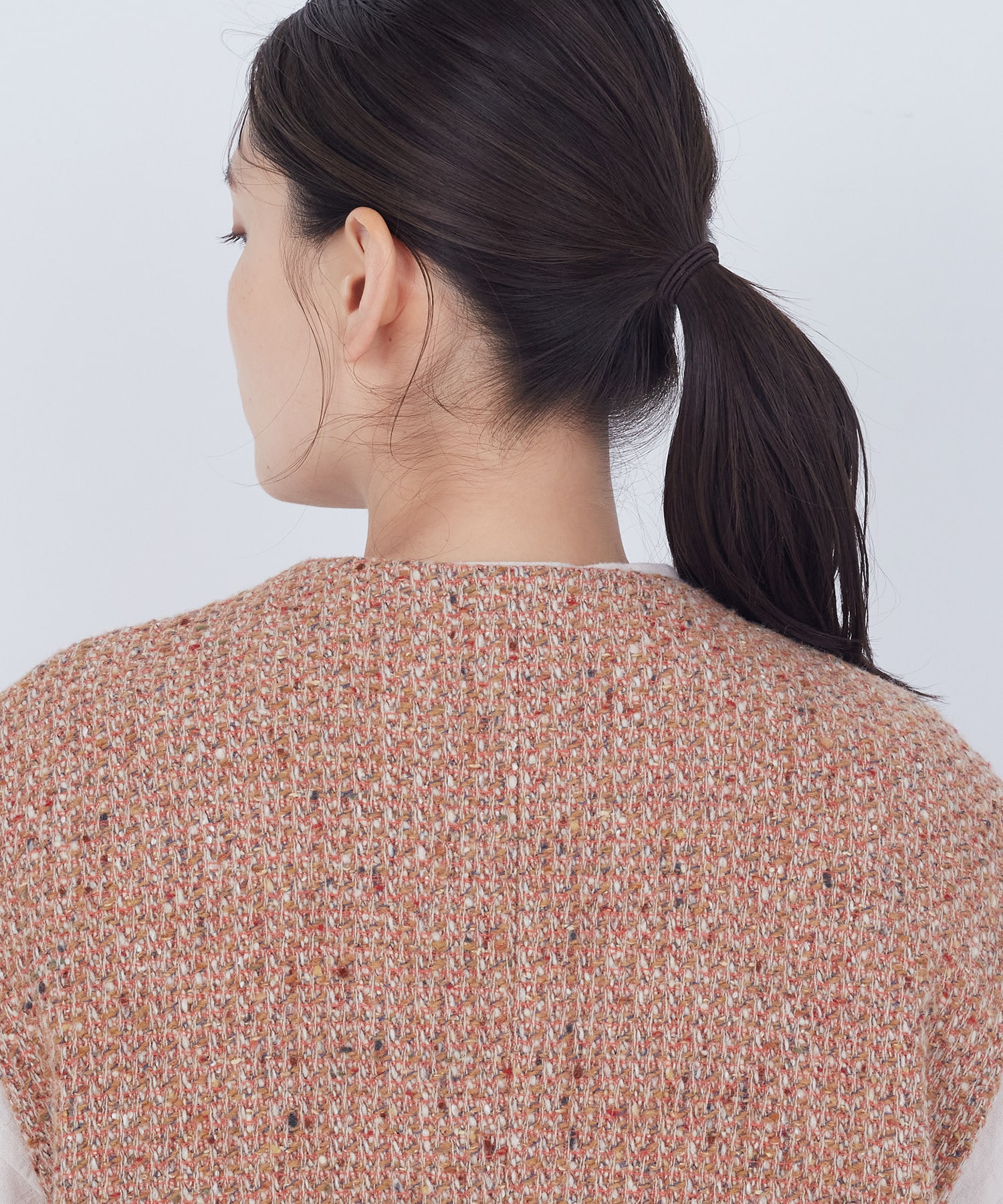 【ADIEU TRISTESSE】｜2BUY10%OFF・3BUY20%OFF｜MIXツイードベスト 詳細画像 グレー系その他 16