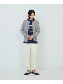 【ADIEU TRISTESSE】キュウシンリブカラフル釦カーディガン 詳細画像 ブラック 13