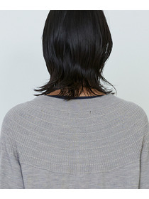 【ADIEU TRISTESSE】キュウシンリブカラフル釦カーディガン 詳細画像 ブラック 21