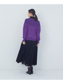 【ADIEU TRISTESSE】キュウシンリブカラフル釦カーディガン 詳細画像 ブラック 3