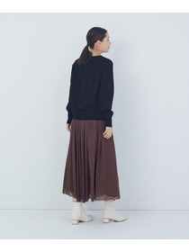 【ADIEU TRISTESSE】キュウシンリブカラフル釦カーディガン 詳細画像 ブラック 9