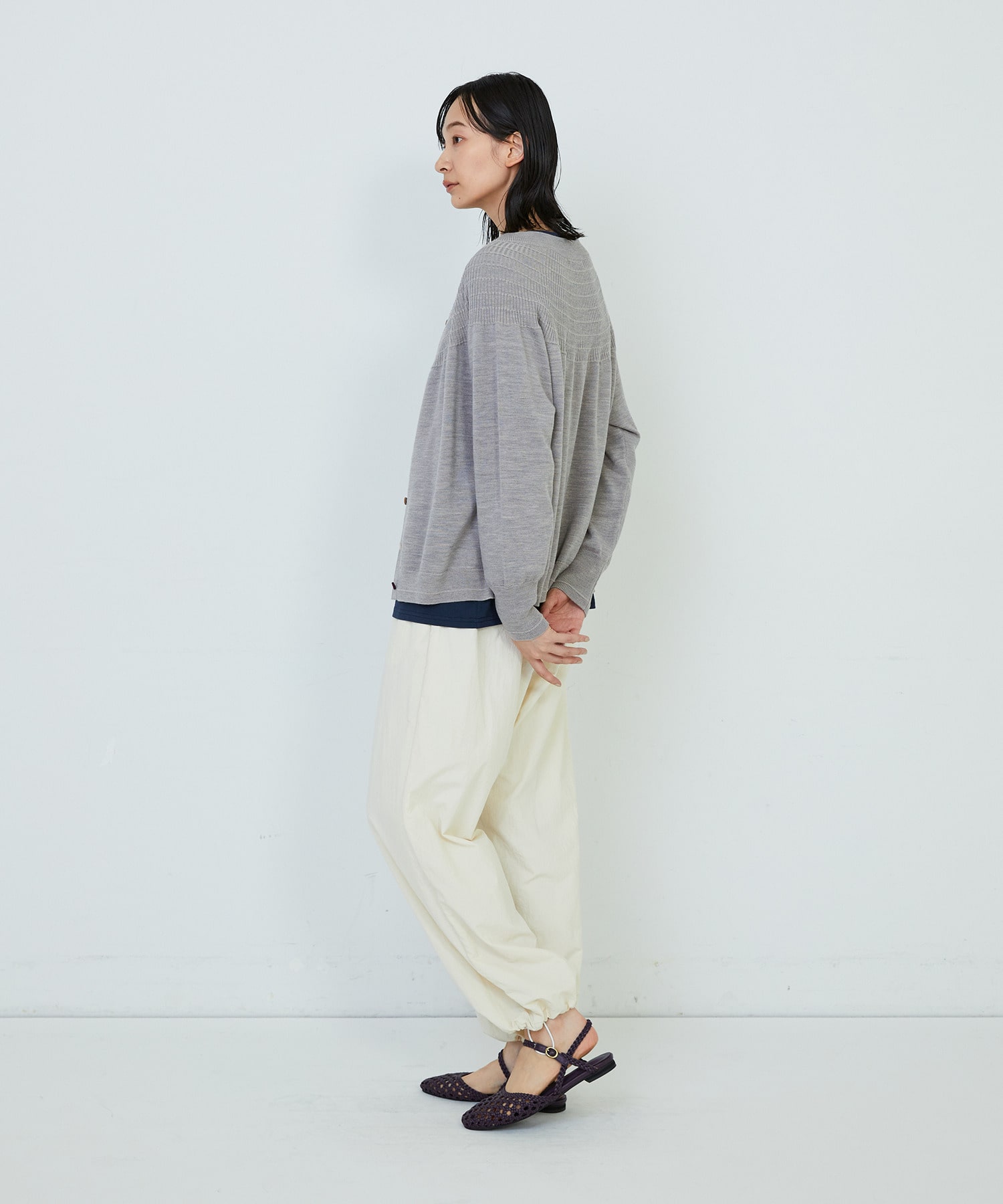 キュウシンリブカラフル釦カーディガン｜BIGI online store