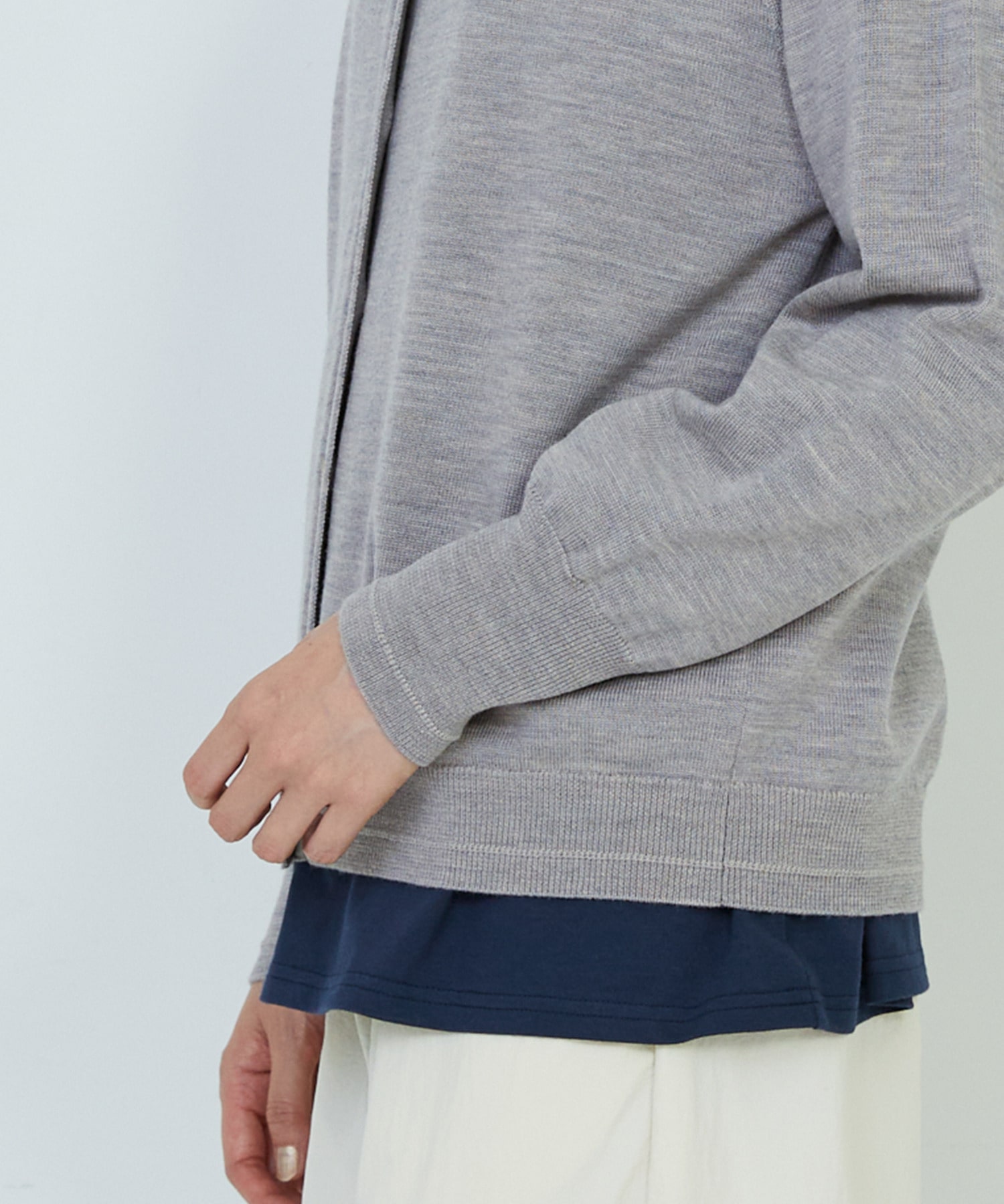 【ADIEU TRISTESSE】キュウシンリブカラフル釦カーディガン 詳細画像 ブラック 22