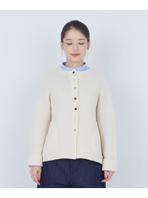 【ADIEU TRISTESSE】｜2BUY10%OFF・3BUY20%OFF｜リシェスガーター配色釦カーディガン 詳細画像 パープル 5