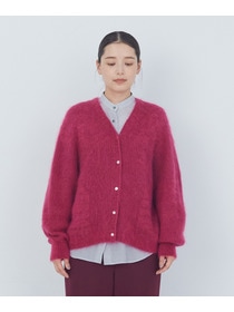 【ADIEU TRISTESSE】｜2BUY10%OFF・3BUY20%OFF｜モヘヤラム起毛片畦カーディガン 詳細画像 ブラウン 12