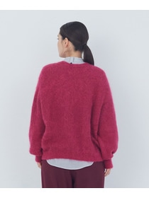 【ADIEU TRISTESSE】｜2BUY10%OFF・3BUY20%OFF｜モヘヤラム起毛片畦カーディガン 詳細画像 ブラウン 14