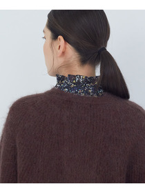 【ADIEU TRISTESSE】｜2BUY10%OFF・3BUY20%OFF｜モヘヤラム起毛片畦カーディガン 詳細画像 ブラウン 20