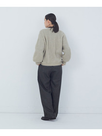 【ADIEU TRISTESSE】｜2BUY10%OFF・3BUY20%OFF｜モヘヤラム起毛片畦カーディガン 詳細画像 ブラウン 3
