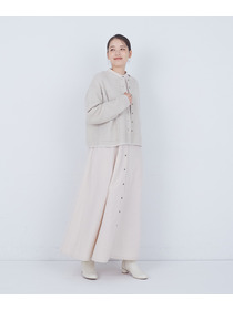 【ADIEU TRISTESSE】｜2BUY10%OFF・3BUY20%OFF｜【11月お気に入り登録ブランド内5位】ラメ×アルパカウールラーベン柄カーディガン 詳細画像 ネイビー 1