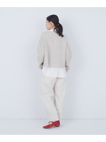【ADIEU TRISTESSE】｜2BUY10%OFF・3BUY20%OFF｜【11月お気に入り登録ブランド内5位】ラメ×アルパカウールラーベン柄カーディガン 詳細画像 ネイビー 5