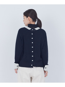 【ADIEU TRISTESSE】【2way】トロンプルイユカーディガン 詳細画像 ブラック 12