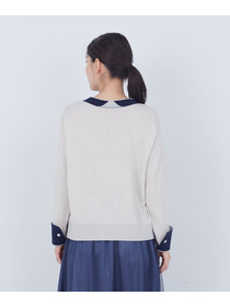 【ADIEU TRISTESSE】【2way】トロンプルイユカーディガン 詳細画像 ブラック 18