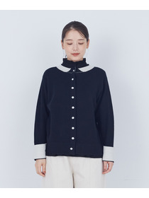 【ADIEU TRISTESSE】【2way】トロンプルイユカーディガン 詳細画像 ブラック 4