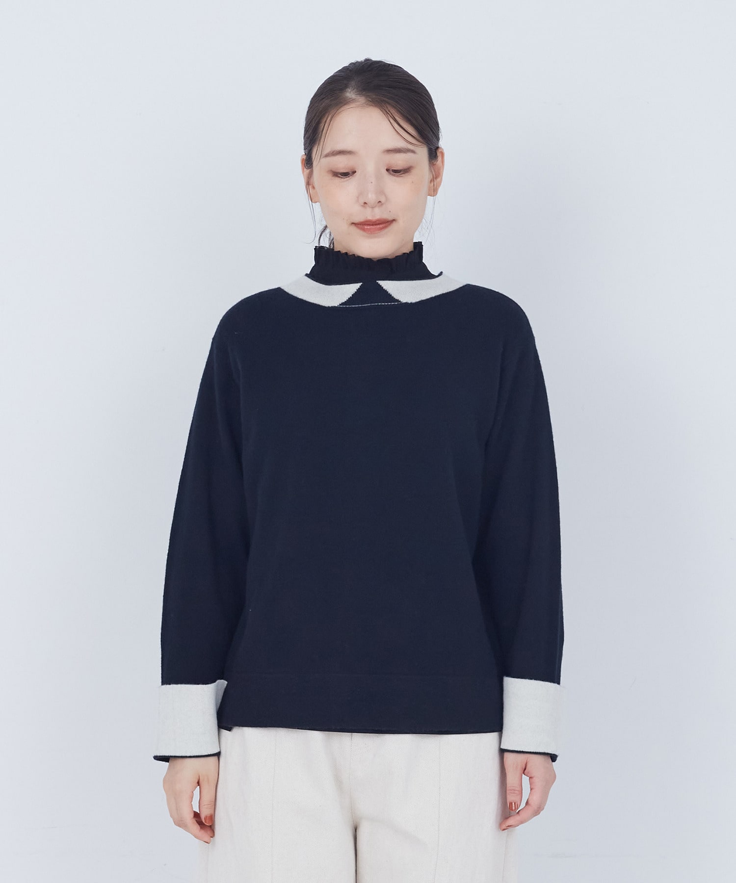 【ADIEU TRISTESSE】【2way】トロンプルイユカーディガン 詳細画像 ブラック 10