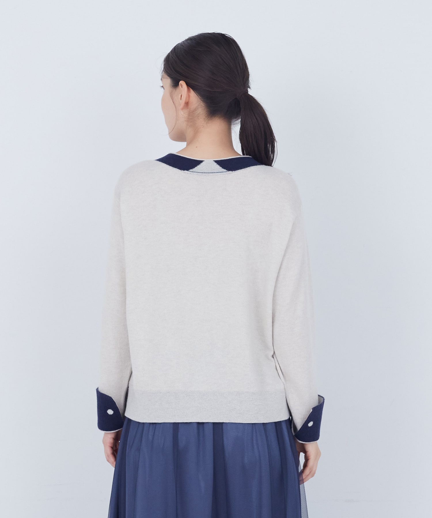 【ADIEU TRISTESSE】【2way】トロンプルイユカーディガン 詳細画像 ブラック 18