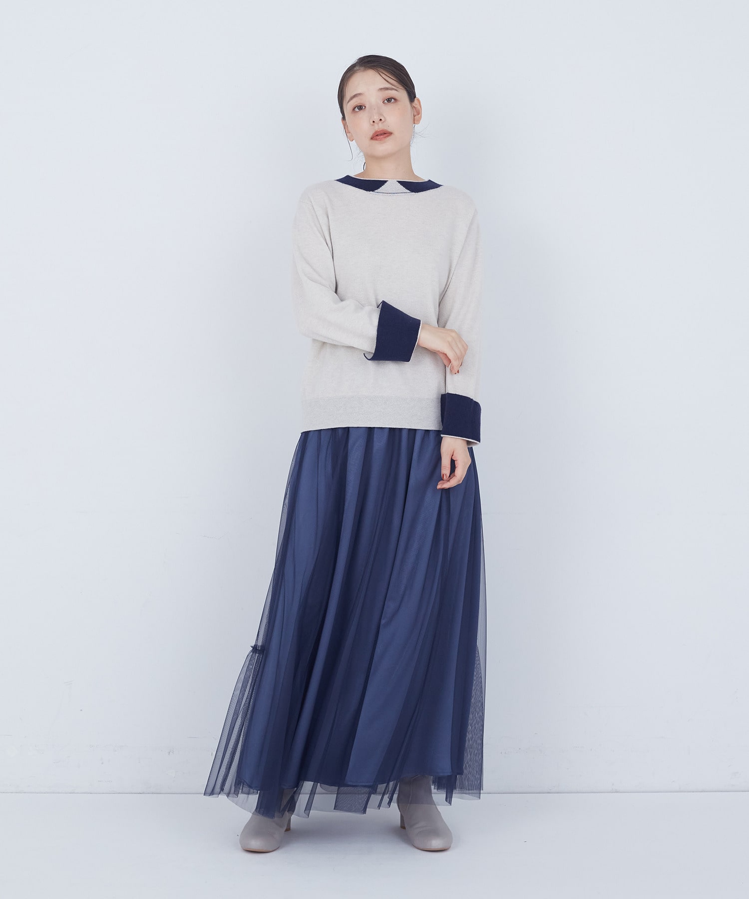 【ADIEU TRISTESSE】【2way】トロンプルイユカーディガン 詳細画像 ブラック 19