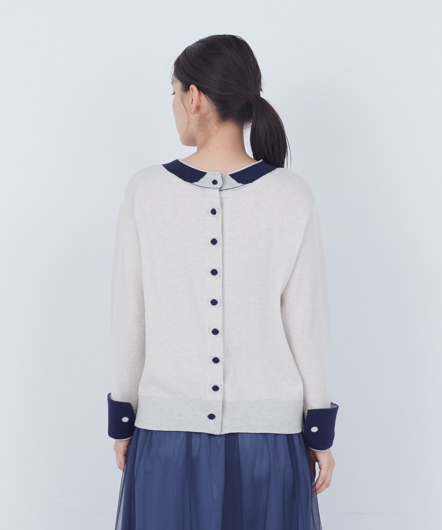 【ADIEU TRISTESSE】【2way】トロンプルイユカーディガン 詳細画像 ブラック 24