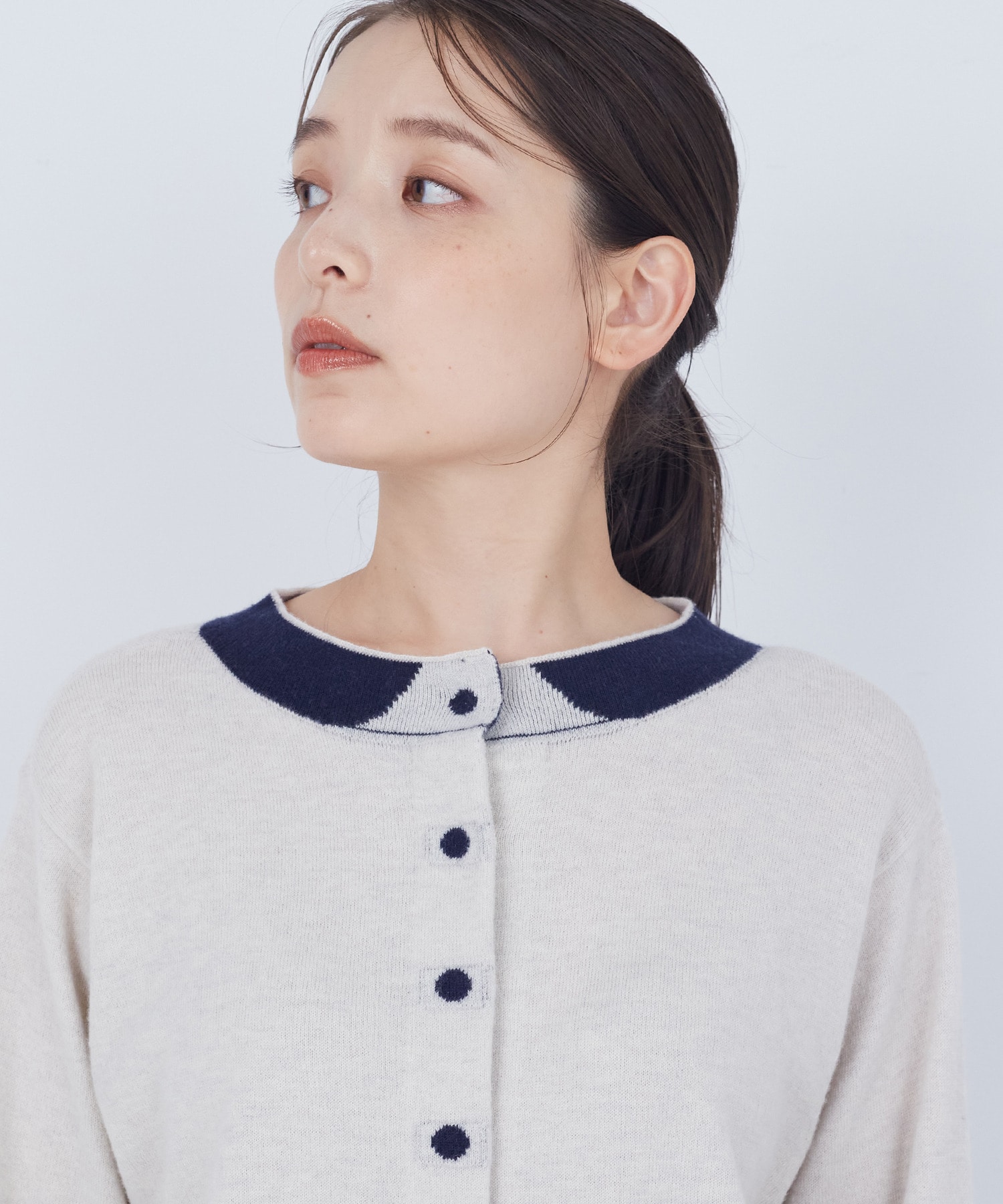 【ADIEU TRISTESSE】【2way】トロンプルイユカーディガン 詳細画像 ブラック 25