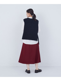 【ADIEU TRISTESSE】【2way】AQUAウールカシミヤベスト 詳細画像 チャコールグレー 21