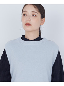 【ADIEU TRISTESSE】【2way】AQUAウールカシミヤベスト 詳細画像 チャコールグレー 37